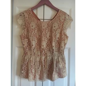 Anthropologie Tops - Floral Peplum Anthropologie Tops - Floral Peplum